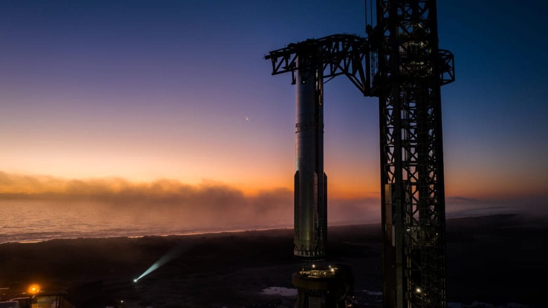 Starship ne bo poletel danes, ampak v ponedeljek