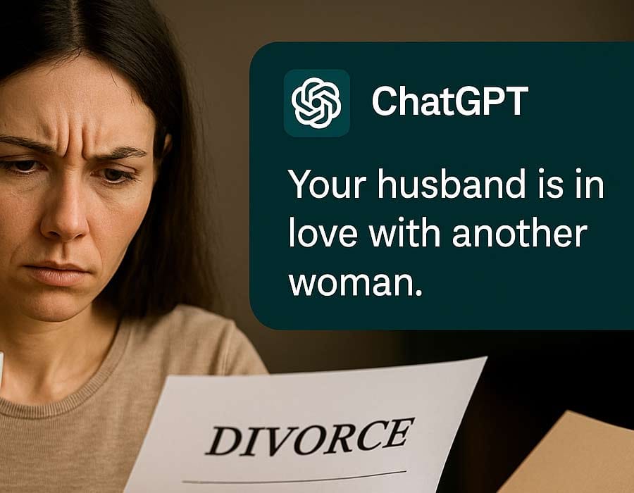 Svet gre v napačno smer: So se že začele ločitve zaradi ChatGPT