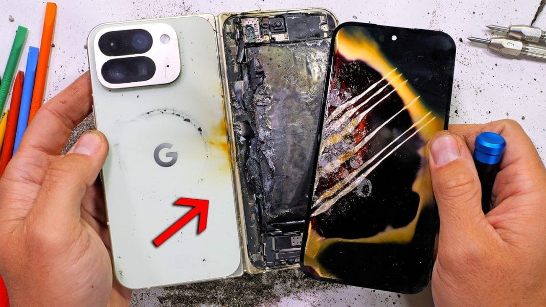 telefon je zgorel