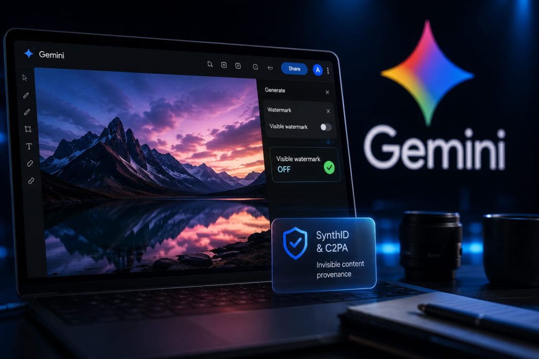 Gemini omogoča ustvarjanje slik in videov brez vidnega vodnega žiga – vendar ne povsod
